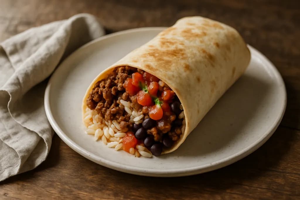 Burrito s mljevenim mesom