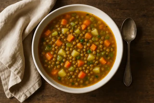 Juha od povrća s lećom