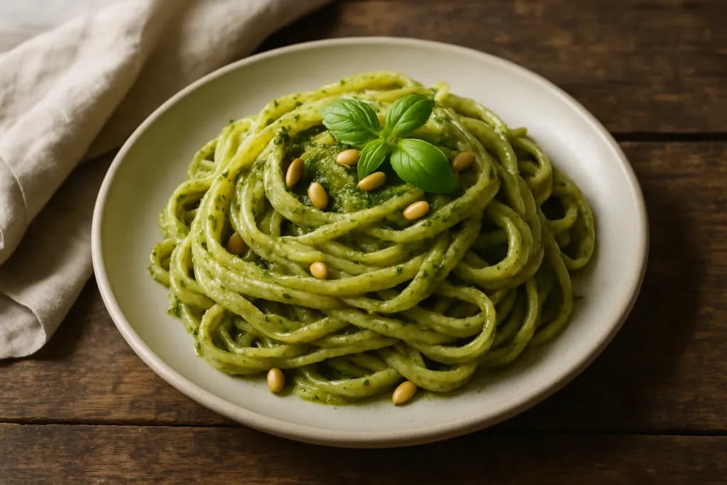 Pasta s domaćim pestom