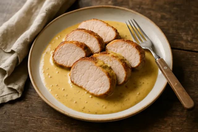 Puretina u umaku od senfa