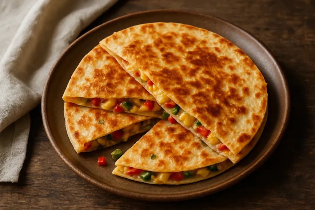 Quesadilla sa sirom i povrćem