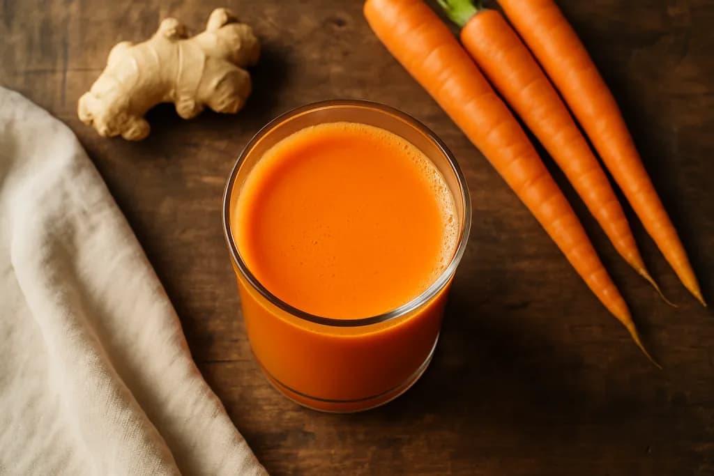 Hladnoprešani sok od mrkve i đumbira