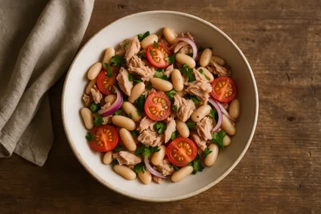 Tuna salata s bijelim grahom