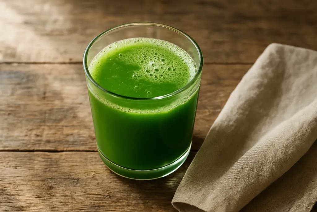 Zeleni hladnoprešani sok